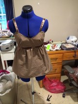 Tank top test garment