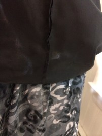 French seams on lining & dress