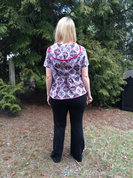 hooded overshirt back