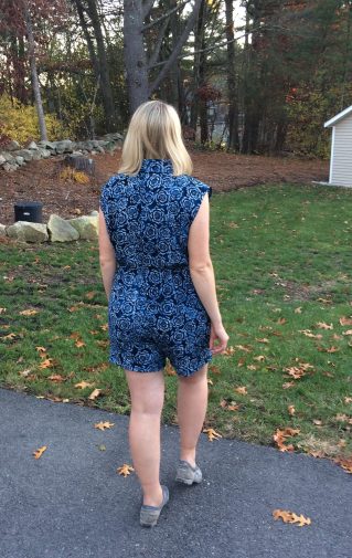 Back of romper