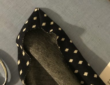 Mitered corner step 3