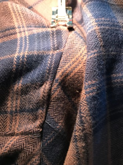 sewing in the sleeve